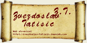 Zvezdoslav Tatišić vizit kartica